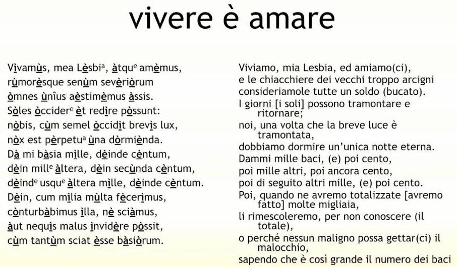 Poesie D Amore Catullo